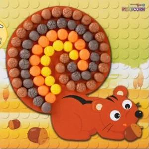 고품질 (PL) 플레이콘 모자이크(다람쥐) (WFJFHH4)