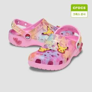 갤러리아 [크록스 본사](키즈) 피카츄 핑크 클래식 클로그 211229-90H