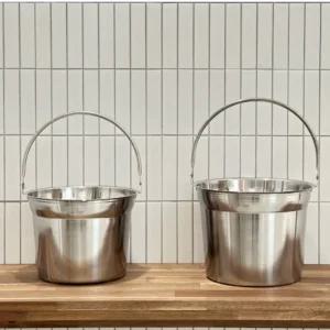 젖병삶는냄비 스텐버켓 열탕소독 인덕션 들통 잼팟 양동이 행주삶는냄비 스텐버켓_라지+삼각... 1개