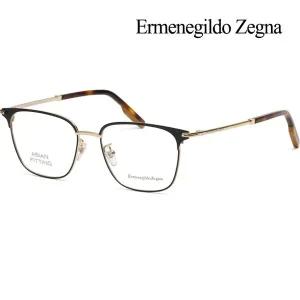 [제냐] 안경테 EZ5200D 02A 메탈테 무광 그레이 사각 아시안핏 명품