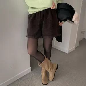 [코코블랑] 키르 코듀로이 밴딩 쇼츠