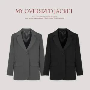 핫핑 [셋업가능] 라미스 원버튼 테일러드 오버핏 싱글자켓