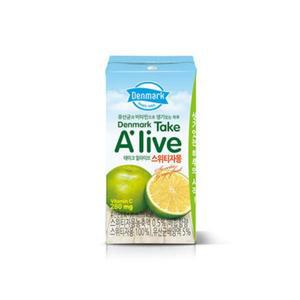 동원 [엄마맛집]덴마크 테이크 얼라이브 스위티 자몽 주스 (120mL x 24개) (1박스) 1셋트 [커피타임 티타임