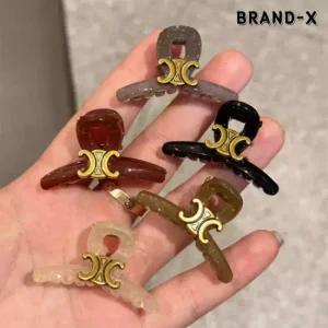 [브랜드엑스] 4p 앤틱 장식 포인트 미니 꼬임 집게핀