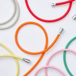 [바디럽] 퓨어썸 컬러 튜브 샤워호스 2M 11종택1