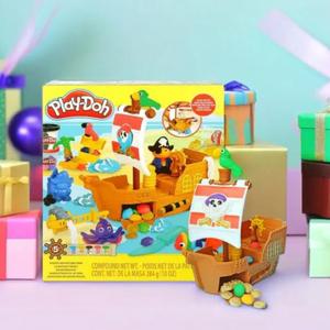 플레이도우 클레이 해적선 보물찾기 칼라점토 찰흙 만들기 촉감놀이 장난감 클레이도구 찍기틀