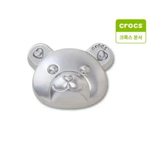 갤러리아 [크록스 본사] 인디 실버 베어 메탈 곰돌이 지비츠 참 10016471