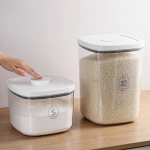 독일 코겔 진동쌀통 밀폐 진공쌀통 진공 바로락 쌀벌레방지 패킹 쌀통 쌀디스펜서 음압 쌀보관