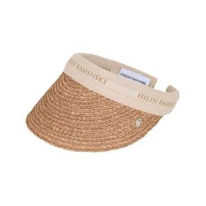 [헬렌카민스키] 25FW 여성 비앙카 8 바이저햇 누가네츄럴로고 HAT52204 NOUGATNATURALLOGO