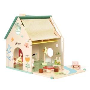 원목 2층 인형의집 소꿉놀이 3세 4세 5세 우든플라워돌하우스 여아 선물