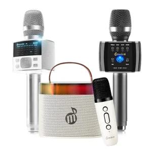 미라클엠 블루투스 마이크 소형 미니 휴대용 노래방세트