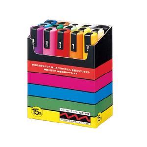 유니 포스카 세트 5M 15색 마카 펜