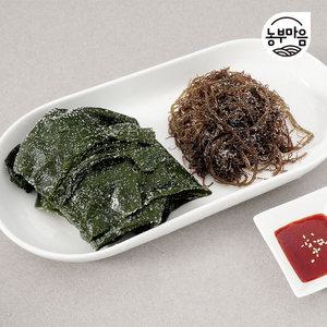 [장터할매]국내산 꼬시래기1kg+쌈다시마1kg+비빔소스5개