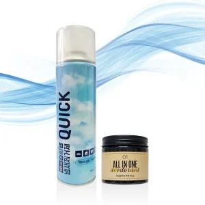 엠씨랩 차량용 실내 탈취제 자동차 차 안 집 방 담배 냄새 제거 캔스프레이+비즈탈취제 (new) 100g 세트