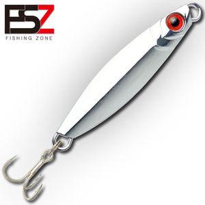 크롬메탈지그 7-80g 트레블훅 장착 쇼어지깅 삼치 농어 우럭 참치 갈치