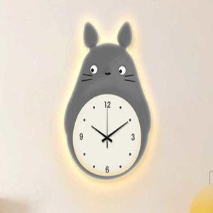 캐릭터 벽시계 벽걸이 원목풍 어린이방 이웃집토토로 전기 인테리어 디자인 대형 신상