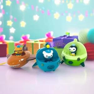 옥토넛 탐험선 바다탐헌대 장난감 피규어 미니어처 모형 풀백카 바나클 콰지 페이소 역할놀이