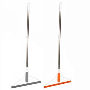 (코어무역) 길이 조절형 실리콘 스퀴지 빗자루 먼지 이물질 청소 바닥 물기제거