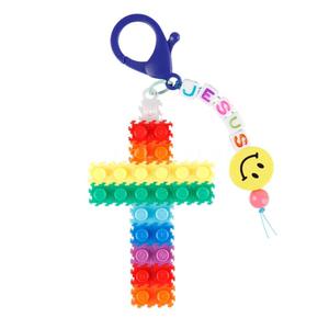 미니 블록 십자가 키링 만들기 DIY 키트 교회 주일학교 성경학교 초등부 활동