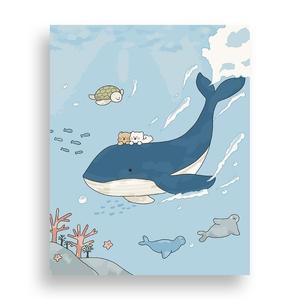 위메이크 페인팅 DIY 명화그리기 바다 속 여행 40x50