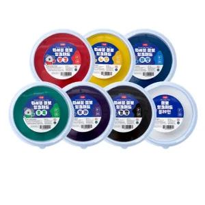 미술프로그램 도장아트 찍기놀이용 점보 워셔블 잉크패드 어린이 그림그리기 붓 돌봄센터