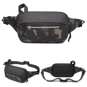  카자리코 슬링백 남녀공용 확장가능 힙색 크로스백 학생 여행가방 등산 아웃도어 라이딩 캐주얼 허리백 숄더백 방수