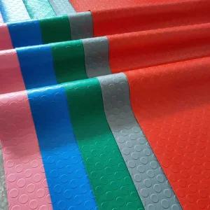 엠보싱 골고무판 미끄럼방지 공업용 매트 복도 깔판 시트 고무 판 공사 패드 레드 0.9m x 1m