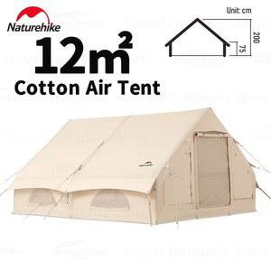 2025 뉴 에어 12 6 3 풍선 텐트 두꺼운 면 폴리에스테르 야외 캠핑 4인 여행 글램핑