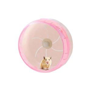 Sirvarni 초침묵 햄스터 운동 휠 - 햄스터 케이지 장난감 액세서리 8.6인치 러닝 스피너, 작은 동물 애완동물 저빌 난쟁이 시리아 고슴도치 쥐 쥐(핑크색)를 위한 꽤 러너