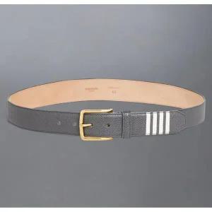 [톰브라운] 25FW MCX049A 00198 025/ 4-BAR 페블 그레인 클래식 버클 그레이 벨트