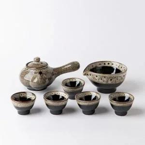 이천도자기 이중시유 5인 다기세트 (WFKMKAU)