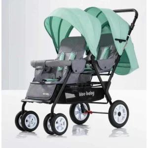 쌍둥이 유모카 2인 경량 접이식 더블 휴대용 트윈 연년생 더블