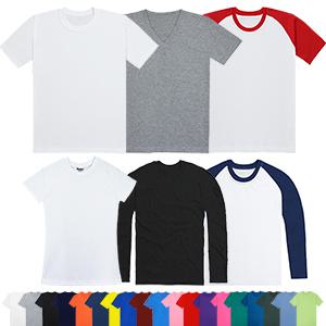 남여공용 무지 반팔, 긴팔 면티/레이어드 이너티/빅사이즈/나그랑/여자/여성/단체티/반티/티셔츠/흰색면티