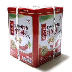해찬들 태양초 가득한 고추장 14kg /