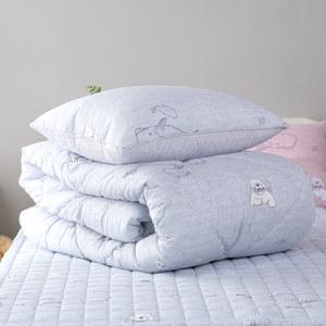 마린 오가닉면 60수 키즈 싱글 이불+베개커버 세트