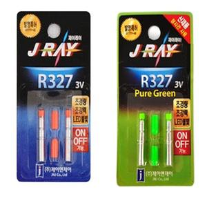 제이레이 R327 전자케미 배터리 리튬밧데리 전자찌