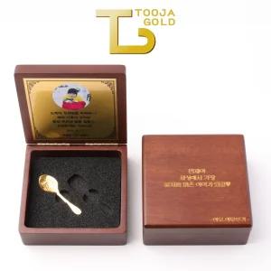순금 금수저 1g 돌반지 아기 첫돌 백일 조카 돌잔치