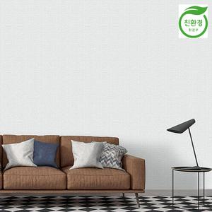 (친환경) 크레파펠 접착식 실크 벽지 1M X 40M / 타탄_펄크림화이트