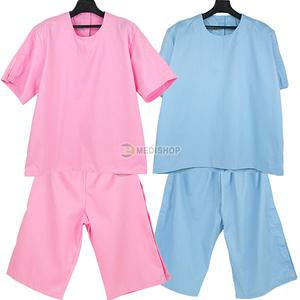 절개치료복 한벌 벨크로치료복 찍찍이치료복(파랑,핑