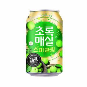 웅진  초록매실 스파클링 제로 350ml 18캔