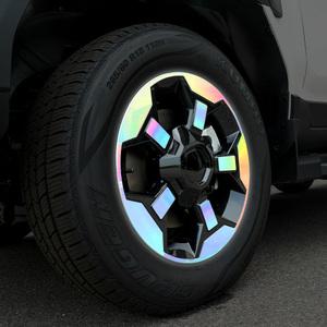 타스만 18인치 휠 스티커 홀로그램 카본 데칼 커버 튜닝 용품