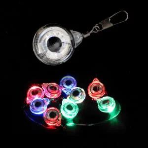 [머털낚시]빛나는 눈알 집어등 LED 3색 핀도래형 미니 수중 케미 램프 갈치 문어 볼락 쭈꾸미 한치 우럭