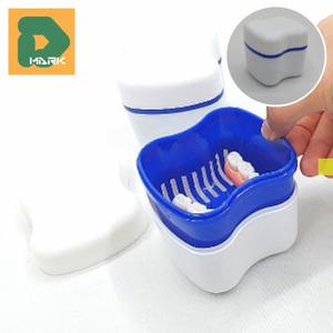 교정기케이스 보관함 치열 수납함 통 유지 위생 실리콘 장치 세척 장치 화이트 틀니 마우스 케이스 피스