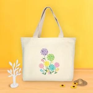 복지센터 노인미술 프로그램 꽃 풀 스텐실 린넨 에코백 꾸미기 창체 체험활동 중학교