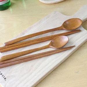 장미목 ?칠 수저세트 1P 우드 나무 젓가락 숟가락 옻칠수저세트 우드수저세트 옻수저