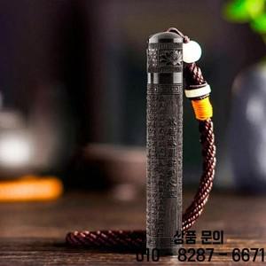 크리 에이 티브 조각 백단 나무 전자 라이터 휴대용 USB 충전식 빈티지 불어 점화 Mens Gadget Cool