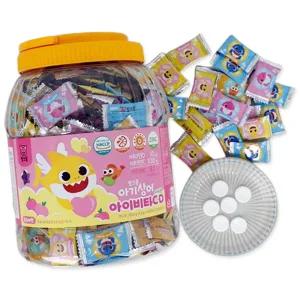 핑크퐁 아기상어 아이비타 C,D+Zn 500정 어린이 복숭아맛 캔디