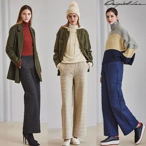 오리지날리 25FW faux 퍼 패딩 팬츠 3종