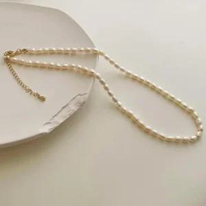 선물용 자연주의 힙한 담수진주 연장고리 목걸이 (48zyx)