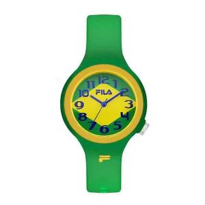 [휠라] FCK 38-201-002 어린이 우레탄 밴드 아날로그 손목 시계
